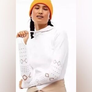 Free People Movement Good Karma Hoodie 
Long Sleeve New Without Tags White XS/S